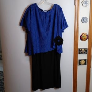 Vintage Cue Fashions Dress 24W PLUS SIZE